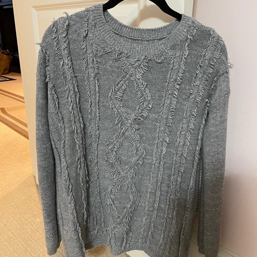 Abercrombie Kids girls 15 16 grey sweater